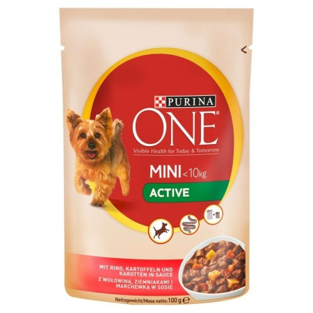 Alimentation humide Purina One Veau Pommes de terre 100 g