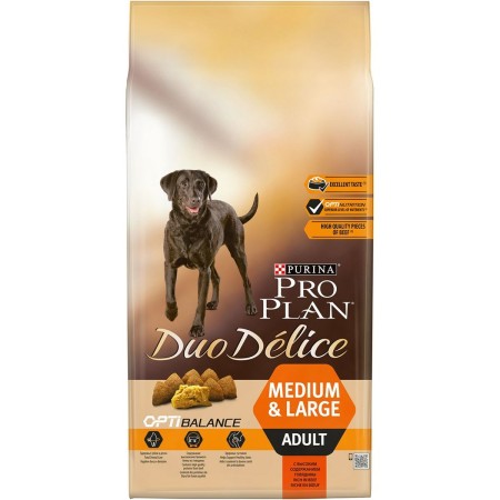 Pienso Purina Pro Plan DUO DÉLICE Adulto Ternera Carne de vacuno Arroz 10 kg
