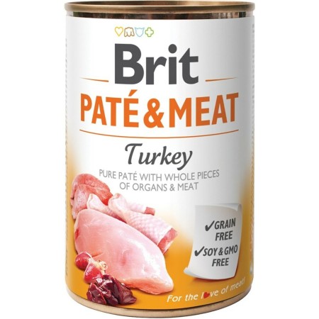 Alimentation humide Brit                 Poulet Dinde 400 g