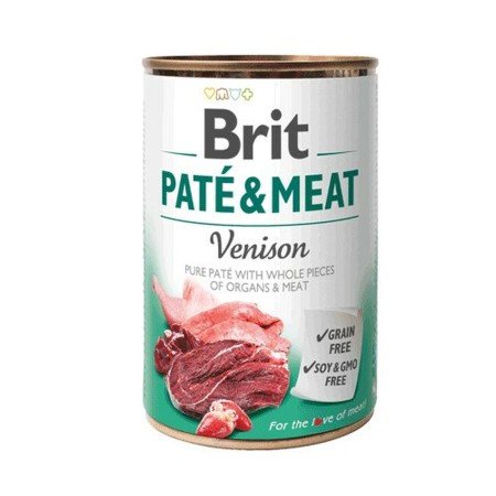 Comida húmeda Brit                 Pollo Carne Jabalí 400 g