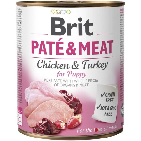 Comida húmeda Brit                 Pollo Pavo 800 g