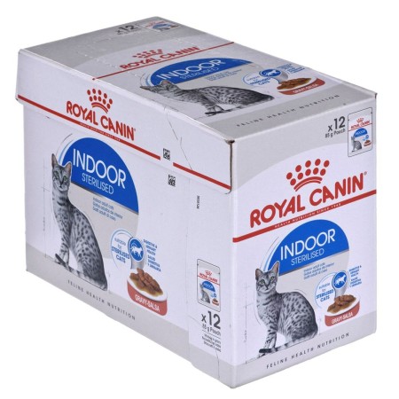 Comida para gato Royal Canin Indoor Sterilized Carne 12 x 85 g