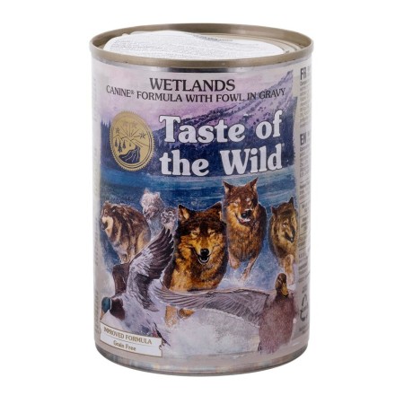 Alimentation humide Taste Of The Wild Wetlands Dinde Canard Oiseaux 390 g