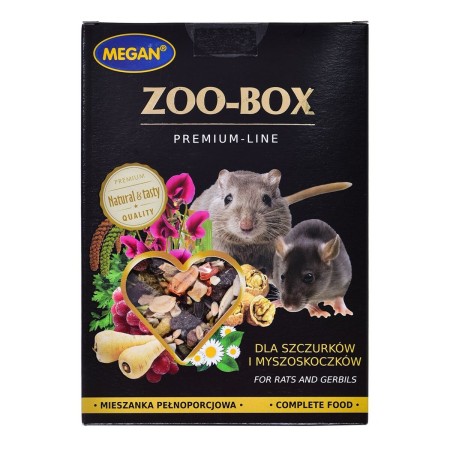 Pienso Megan Zoo-Box Premium Line Vegetal Rata Roedores 550 g