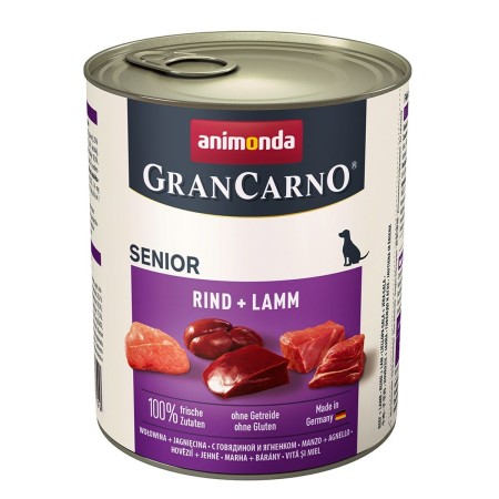 Alimentation humide Animonda GranCarno Senior Veau Agneau Viande de bœuf 800 g