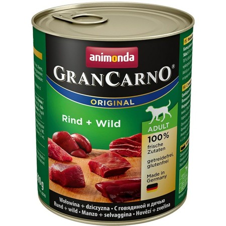 Alimentation humide Animonda GranCarno Adult Viande Veau Sanglier 800 g