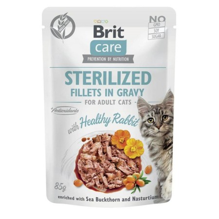 Aliments pour chat Brit Sterilized Lapin 85 g