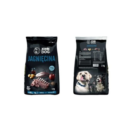 Pienso John Dog Premium Cordero 3 Kg