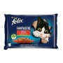 Comida para gato Purina Felix Fantastic Pollo Ternera Zanahoria Tomate 340 g