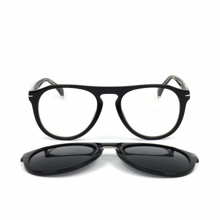 Lunettes de soleil Homme Eyewear by David Beckham 7032/G/CS Polarisées Noir Argenté Ø 52 mm