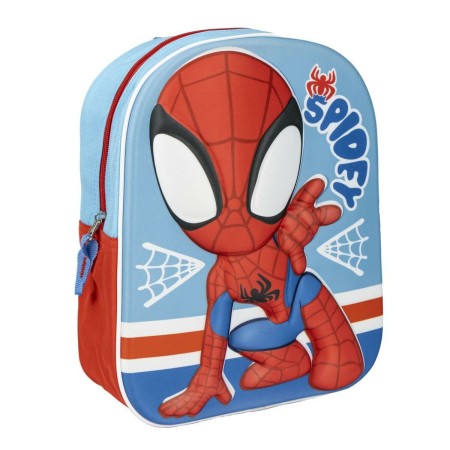 Sac à dos enfant 3D Spidey Bleu Rouge 25 x 31 x 1 cm