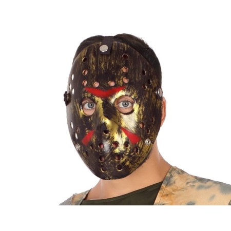Masque Halloween Doré