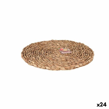 Dessous de plat Privilege Marron Ø 30 cm osier (24 Unités)