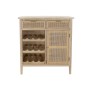 Range Bouteilles DKD Home Decor Naturel 79,5 x 38 x 90 cm