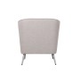 Sillón Home ESPRIT Gris Plateado Metal 70 x 68 x 73 cm