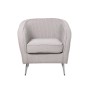 Sillón Home ESPRIT Gris Plateado Metal 70 x 68 x 73 cm