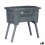 Panier à linge Pliable Plastique 25 L 39 x 58,8 x 60 cm (8 Unités)