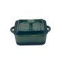 Casseroles Bergner 4 Unités Mini Ø 13 cm Vert Crème Grès