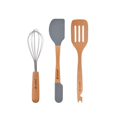 Ensemble d'ustensiles de cuisine Bergner GENIUS Gris