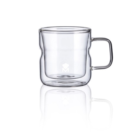 Ensemble de 2 tasses à café Masterpro MIXOLOGY MP 2 Unités 140 ml Verre Borosilicaté