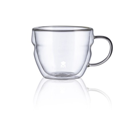 Juego de 2 Tazas de Café Masterpro MIXOLOGY MP 2 Unidades 380 ml Vidrio de Borosilicato