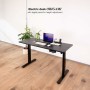 Bureau TooQ ORIGAMI Noir Acier