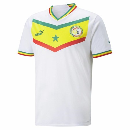 Maillot de Football à Manches Courtes pour Homme Puma Senegal Blanc