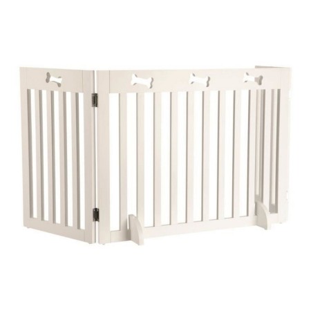 Puerta de acceso Trixie 39456 Perro Blanco 82-124 x 61 cm