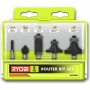 Set de Fresas para Taladro Ryobi RAKRBS5 5 Piezas Ø 6 mm