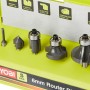 Set de Fresas para Taladro Ryobi RAKRBS5 5 Piezas Ø 6 mm