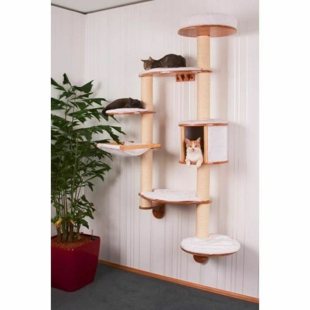 Árbol rascador para gatos Kerbl Dolomit XL Montaje en pared 185 x 115 cm