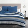 Housse de Couette HOME LINGE PASSION Stanis Bleu 220 x 240 cm