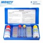 Kit d'entretien de Piscine Juinsa Porte documents Test PH Test de chlore Plastique