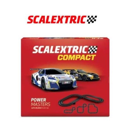 Piste de course Scalextric Compact Power Masters