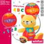 Peluche con Sonido Winfun Gato 16 x 17,5 x 10,5 cm (6 Unidades)