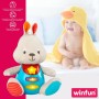 Peluche sonore Winfun Lapin 17 x 17,5 x 10 cm (6 Unités)