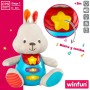 Peluche con Sonido Winfun Conejo 17 x 17,5 x 10 cm (6 Unidades)