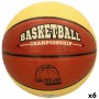 Balón de Baloncesto Aktive 5 Beige Naranja PVC 6 Unidades