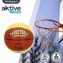 Balón de Baloncesto Aktive 5 Beige Naranja PVC 6 Unidades