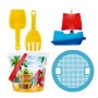 Set de jouets de plage Colorbaby Ø 18 cm Pirate (16 Unités)