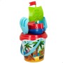Set de jouets de plage Colorbaby Ø 18 cm Pirate (16 Unités)