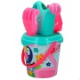 Set de Juguetes de Playa Colorbaby Ø 18 cm Flamenco rosa (16 Unidades)