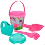Set de Juguetes de Playa Colorbaby Ø 18 cm Flamenco rosa (16 Unidades)