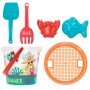 Set de jouets de plage Colorbaby Summer Sea Ø 18 cm polypropylène (16 Unités)