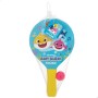 Palas de Playa con Pelota Baby Shark Madera (12 Unidades)