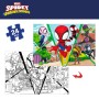 Puzzle Infantil Spidey Doble cara 50 x 35 cm 24 Piezas (12 Unidades)