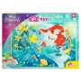 Puzzle Infantil Princesses Disney Doble cara 60 Piezas 70 x 1,5 x 50 cm (6 Unidades)