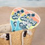 Palas de Playa con Pelota Aktive Surf 20 x 40 cm (12 Unidades)