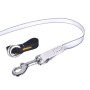 Correa para Perro Flexi Glam Composition with Swarovski crystals 3 m Blanco S