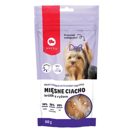 Snack pour chiens Maced Riz Lapin 60 g